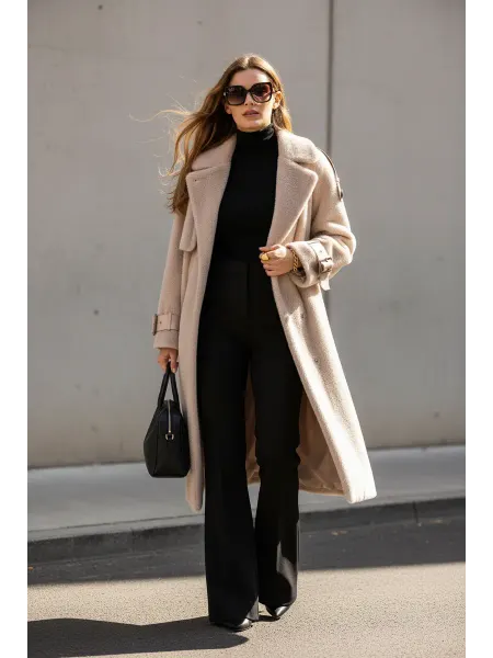 FANCY CODE Пальто Зимнее Эко Шуба оверсайз oversize