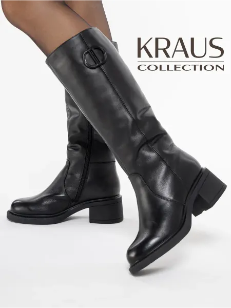 KRAUS Collection Сапоги женские зимние на каблуке