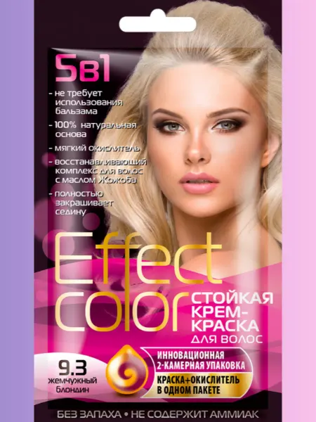 ФИТОКОСМЕТИК Стойкая крем-краска для волос Effect color Жемчужный 1 шт
