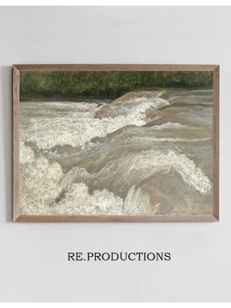 Re.productions Постер Le Velino, La Sortie - Jean-Baptiste-Camille Corot