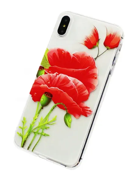 CoverPhone Чехол для iPhone X XS "Flowers"