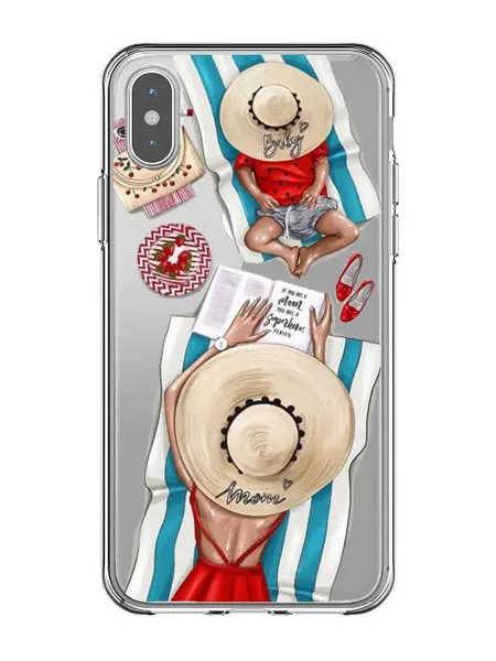 CoverPhone Чехол для iPhone X XS "На пляже"