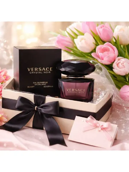 Духи женские стойкие Versace Crystal Noir 90 мл аромат
