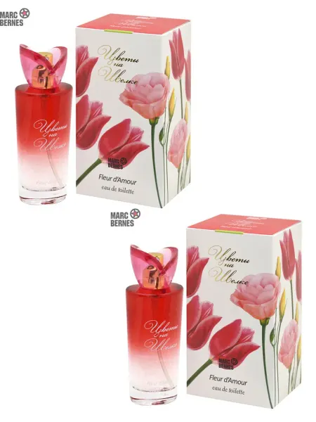 Позитив Парфюм Продукт Т вода ЦВЕТЫ НА ШЕЛКЕ FLEUR DAMOUR,50мл (двушка50+50)