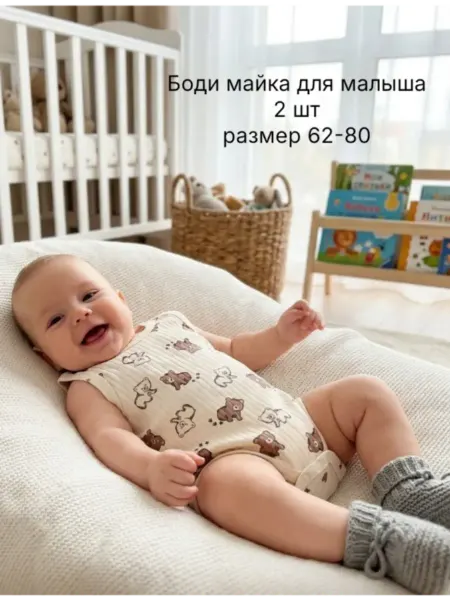 Dana_Комфорт с первых дней Боди майка для малышей