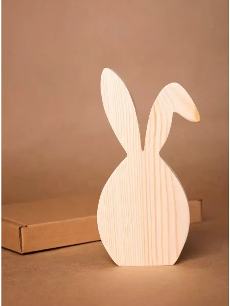 For Decoupage Пасхальный кролик деревянная заготовка для творчества