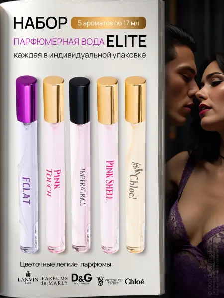 Delta PARFUM Духи женские стойкие парфюмерный набор 85 мл