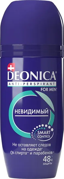 Антиперспирант роликовый мужской DEONICA For men невидимый