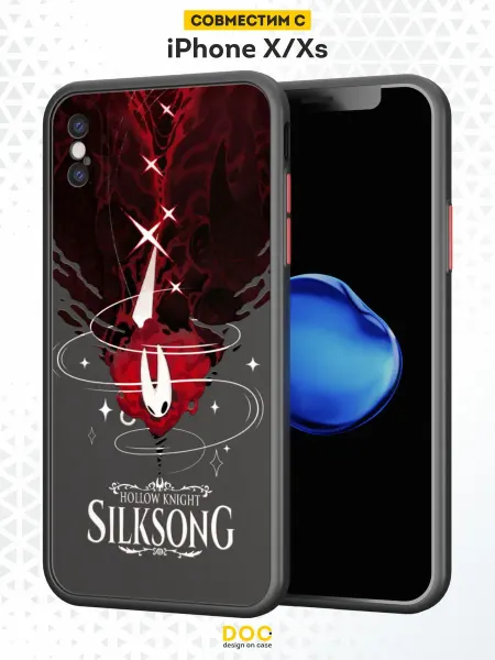 DesignOnCase Чехол Бампер на iPhone X XS с принтом Silksong