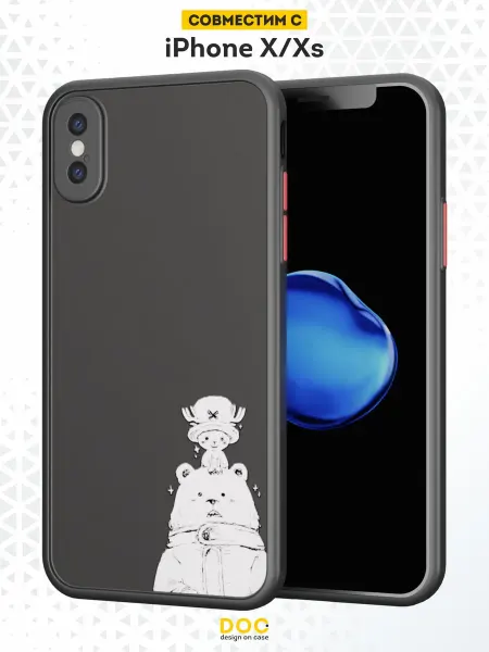 DesignOnCase Чехол Бампер на iPhone X XS с принтом Аниме