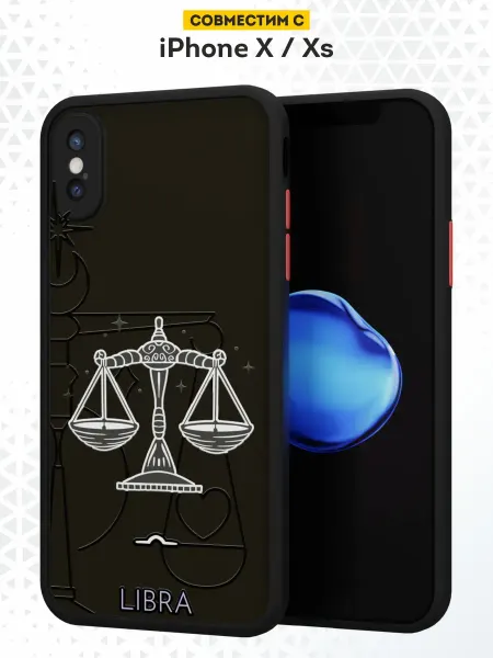 DesignOnCase Чехол Бампер на iPhone X XS с принтом Весы