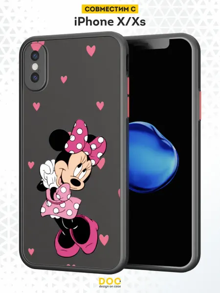 DesignOnCase Чехол Бампер на iPhone X XS с принтом Дисней