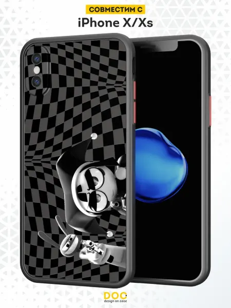 DesignOnCase Чехол Бампер на iPhone X XS с принтом Цирк