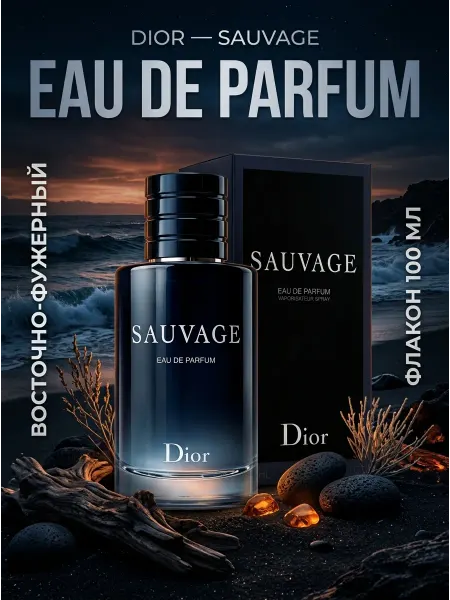 Мужской парфюм Dior Sauvage EDP 100 мл стойкий