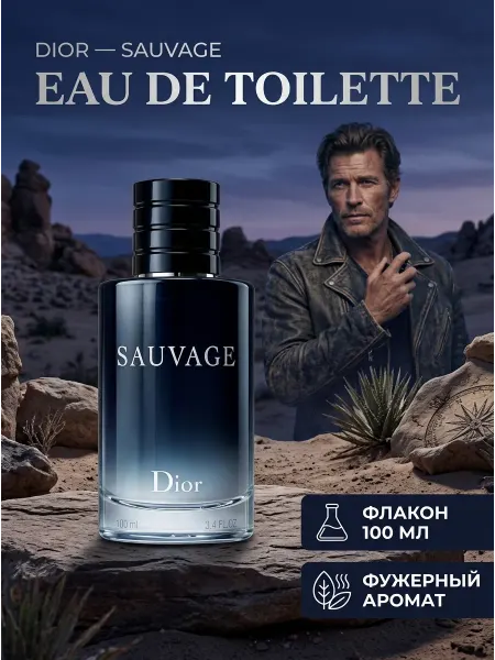 Туалетная вода для мужчин Dior Sauvage 100 мл