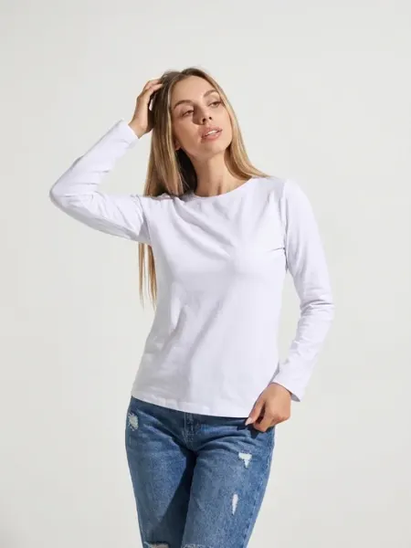 DNZ Лонгслив базовый однотонный