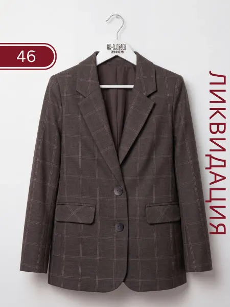 E-Line moda Жакет классический офисный