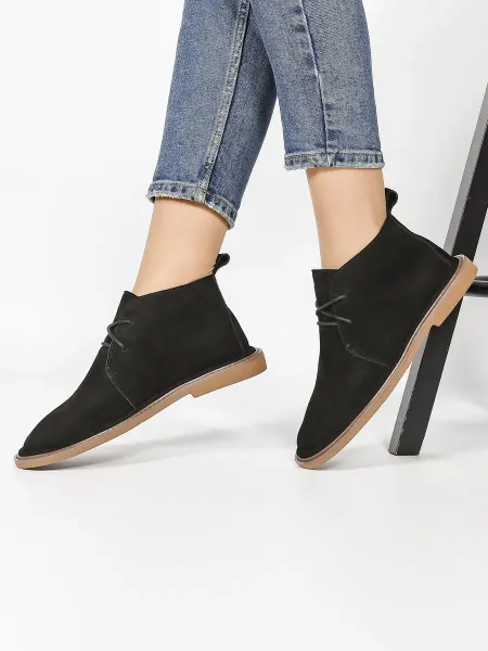 EGGA SHOES Ботинки демисезонные замшевые