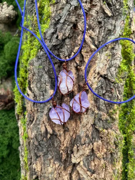 EShirokikh Кулон из натурального камня Аметист