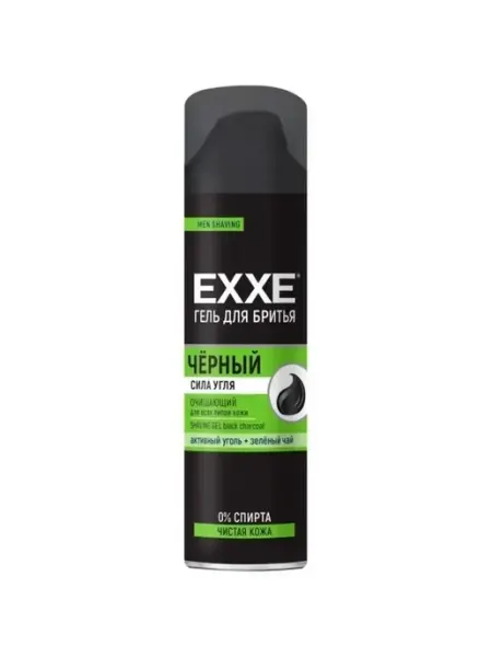 EXXE men Гель для бритья для всех типов кожи, 200 мл