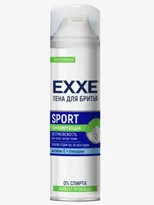 EXXE Пена для бритья Sport тонизирующая