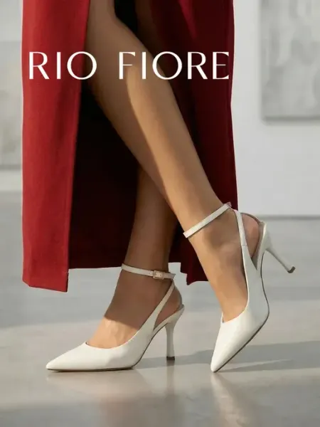 Rio Fiore Туфли на каблуке шпильке летние свадебные с ремешком