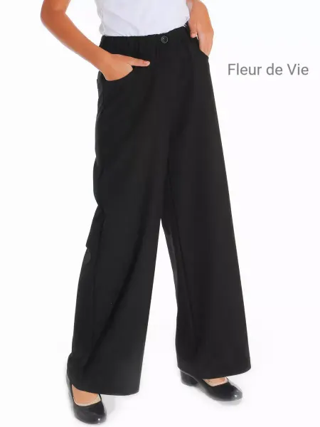 Fleur de Vie Брюки школьные широкие