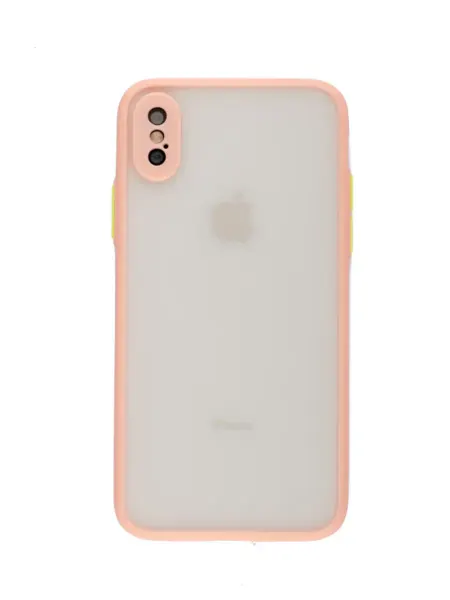 Veglas Чехол-накладка для iPhone X XS Fog светло-розовый
