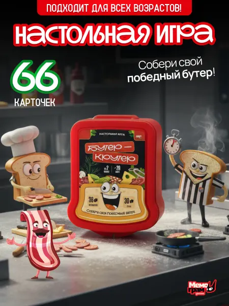 General Games Настольная игра для всей семьи Бутер Крутер