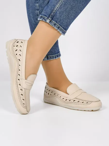 Geronea Shoes Мокасины кожаные