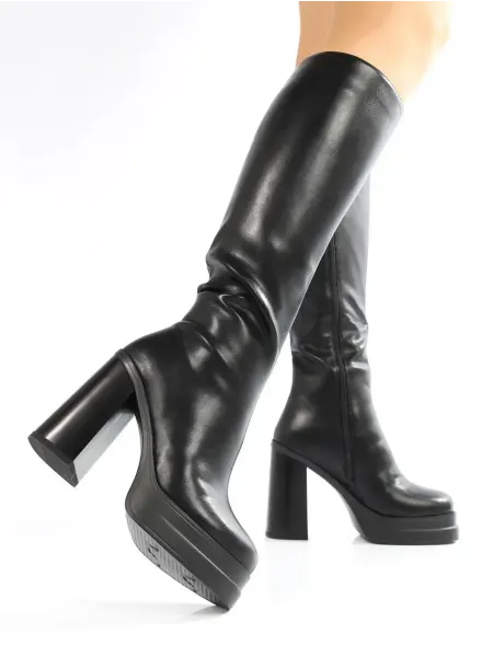 GGI-Shoes Сапоги на толстом каблуке зимние