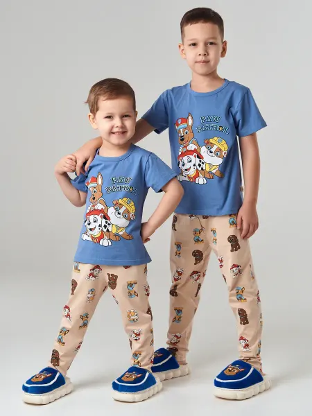 Gizi kids Пижама детская с футболкой и штанами щенячий патруль
