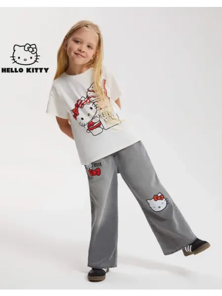 Gloria jeans Джинсы с принтом hello kitty