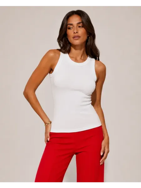 GLOY WEAR Кроп топ удлиненный майка в рубчик