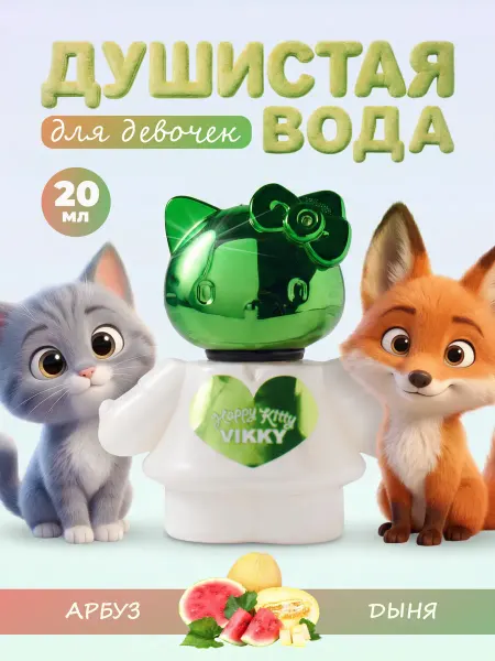 Happy kitty Душистая вода детская для девочки "Викки" 20 мл