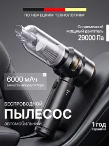 Пылесос для автомобиля беспроводной мощный