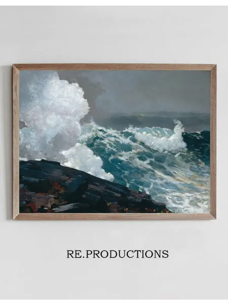 Re.productions Постер Northeaster - Winslow Homer