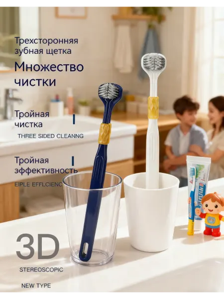 IKEA Многогранная Зубная Щетка Для Полной Гигиены