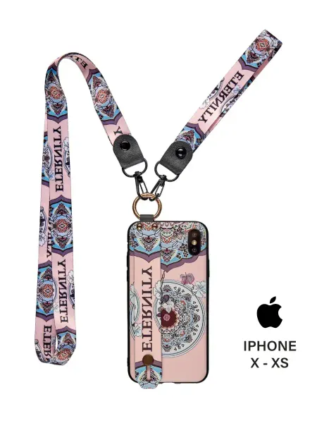 THE NUTS Чехол на iPhone X XS с ремешком