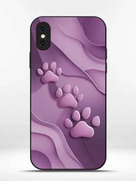 UnionColors Чехол на iPhone X лапки