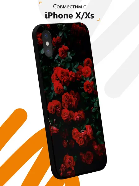 Мобилиус Чехол на iPhone X и XS с принтом Эстетика