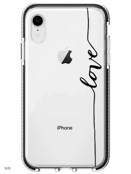 Чехол для iPhone XR с рисунком силиконовый