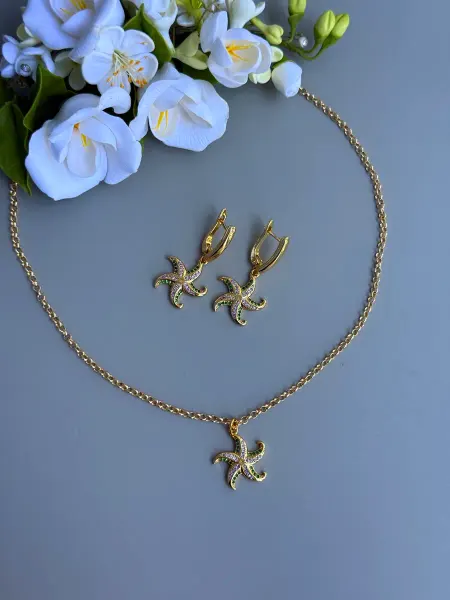 Nadezhda Jewellery Комплект украшений бижутерия