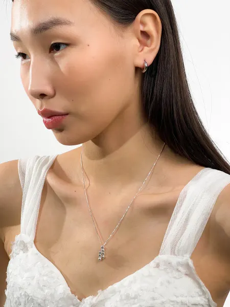 Lemniscate jewelry Колье с круглыми бусинами