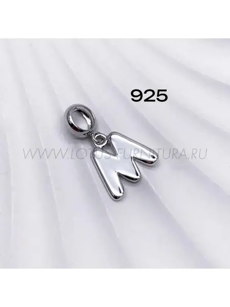 LOTUS jewelry parts Подвеска на шею буква М