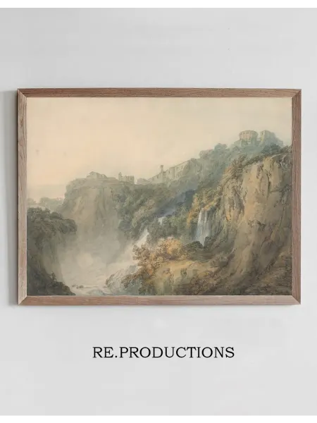 Re.productions Постер Tivoli with the - Joseph Mallord William Turner