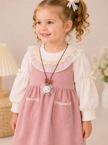 KettyKids нарядное платье с бантиком и рюшами