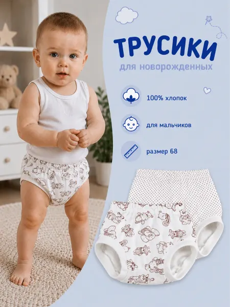 Ovi Kids Набор трусики памперс для новорожденных
