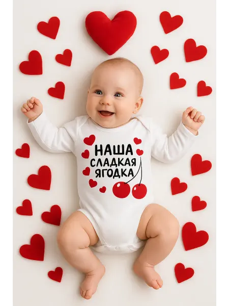 KidsTrend Боди для малышей новорожденных Наша Ягодка