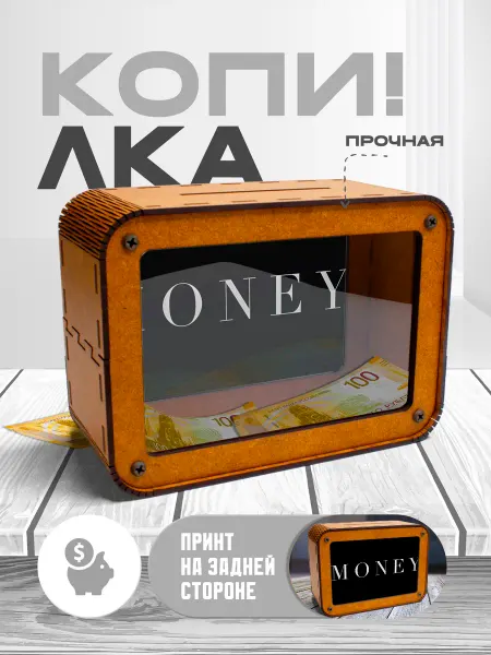 KopiCash Копилка для денег Деньги